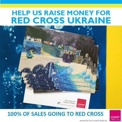 Pack of 12 Art-Print Postcards with all proceeds going to Red Cross Ukraine